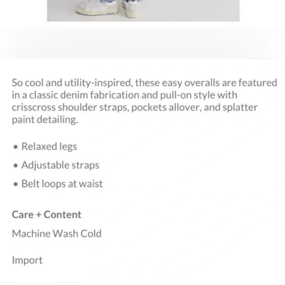 Women's Blue Denim Overalls - Picture 3 of 8